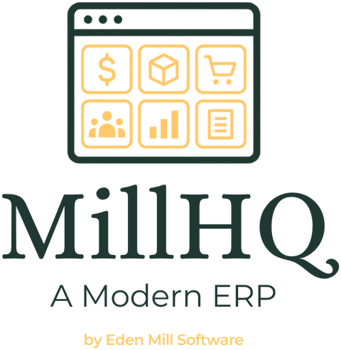 MillHQ — a modern ERP by Eden Mill Software
